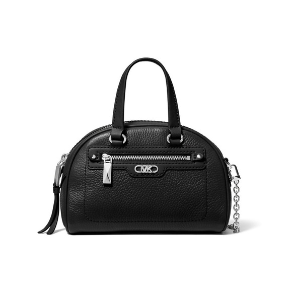 MICHAEL Michael Kors Williamsburg Extra Small Bowling Crossbody Bag Black - Picture 1 of 6